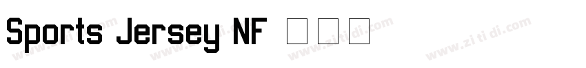 Sports Jersey NF字体转换